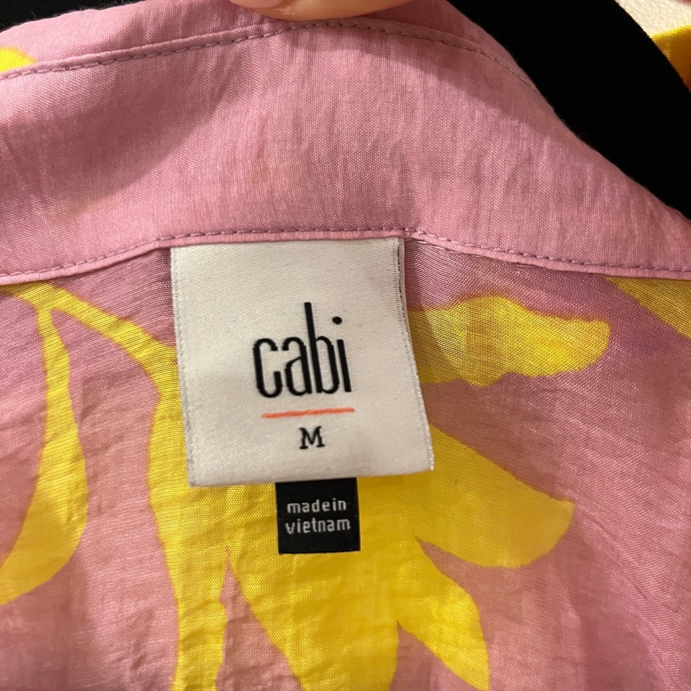 CABI Gauze Wrap Blouse Size M Style #6405 - Picture 4 of 6